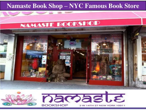 Namaste Book Shop – NYC Famous Book Store