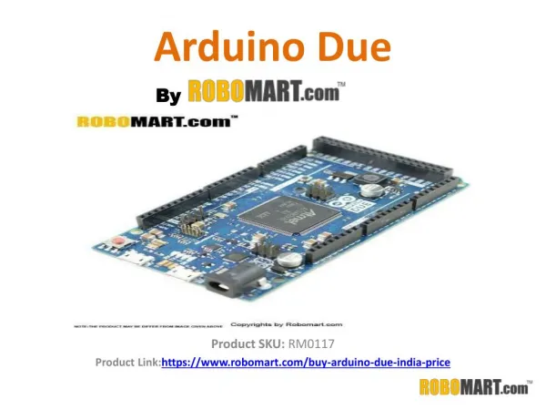 Order Arduino Due by Robomart