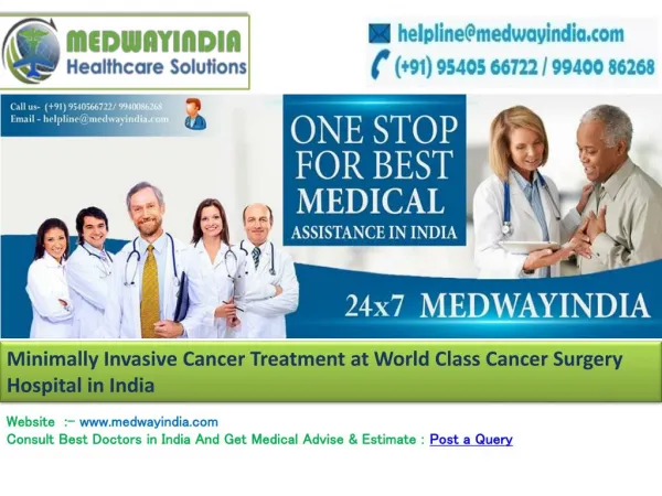 Best Hospital For Cancer Treatment in India