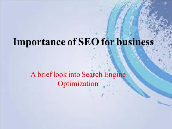 Importance of SEO in Business