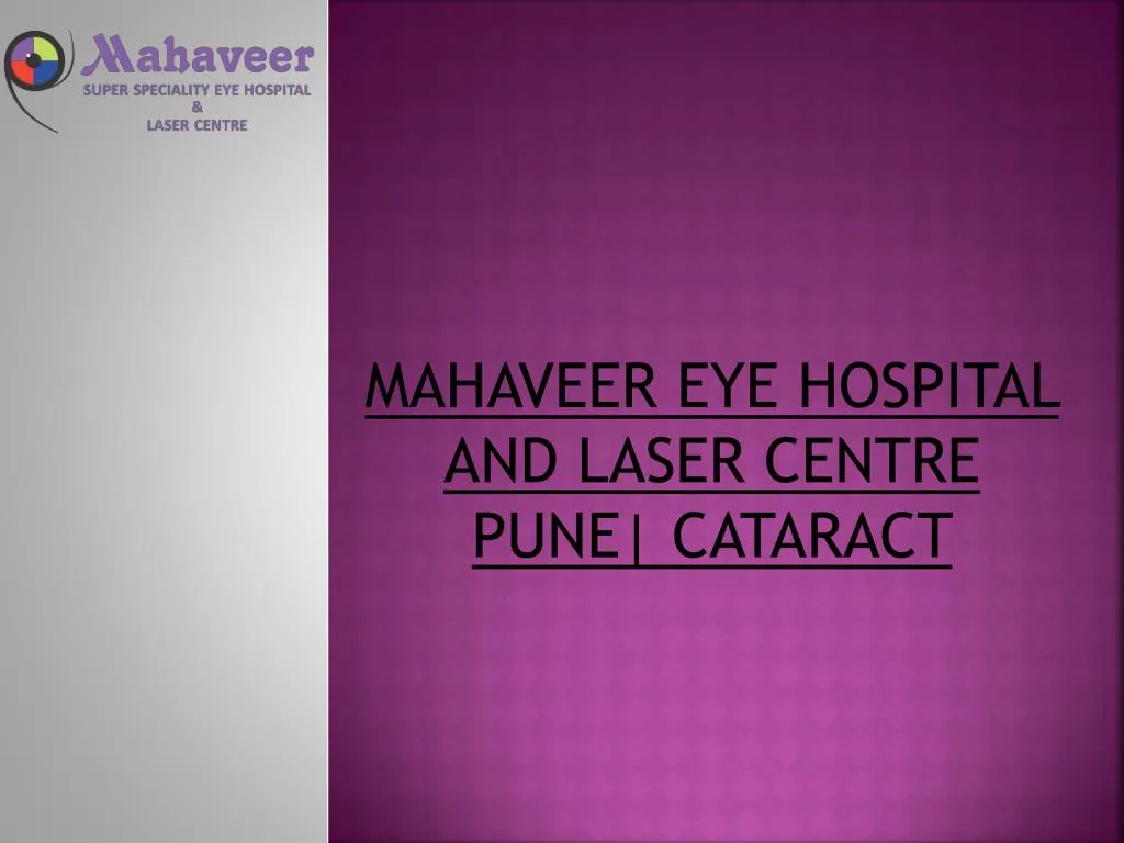mahaveer eye hospital and laser centre pune cataract