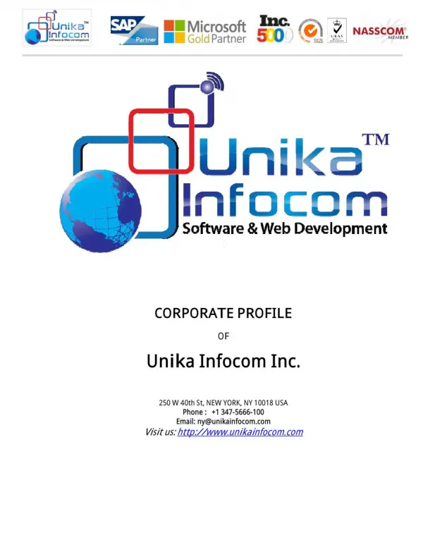 Web Design and Software Development Company India | Unika Infocom