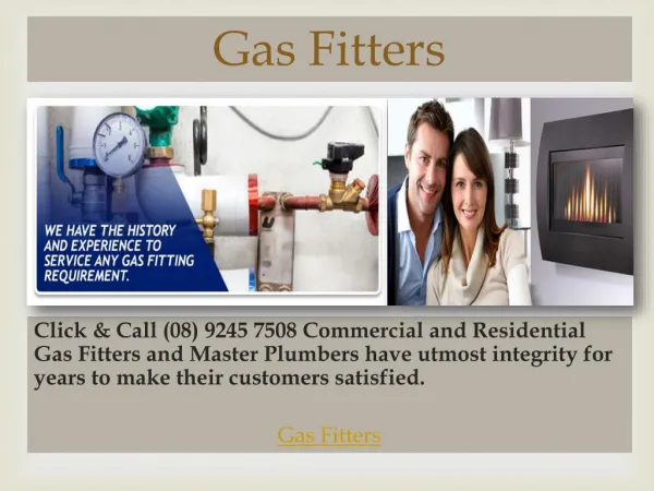 gas fitters