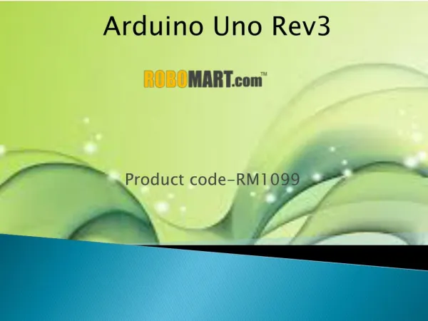Arduino Uno Rev3 By Robomart