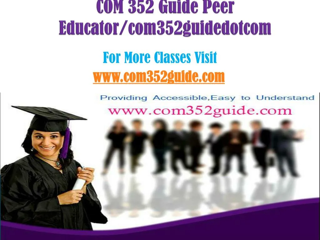 com 352 guide peer educator com352guidedotcom