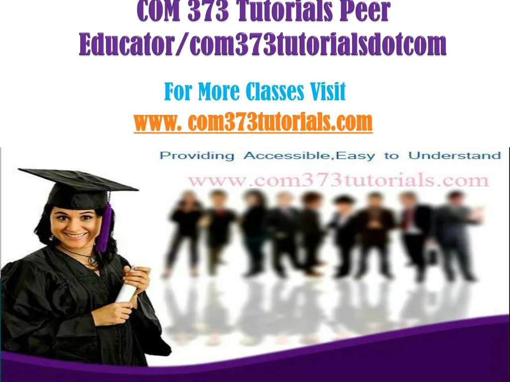 com 373 tutorials peer educator com373tutorialsdotcom