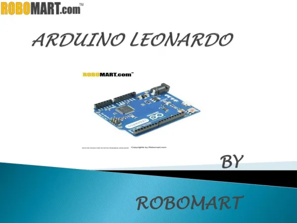 Robomart Buy Arduino Leonardo