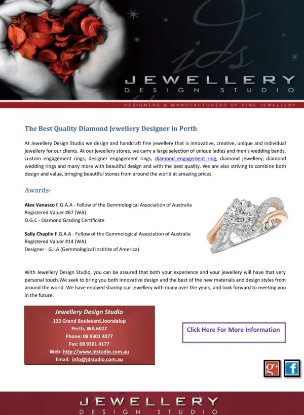 The Best Quality Diamond Jewellery Designer in Perth