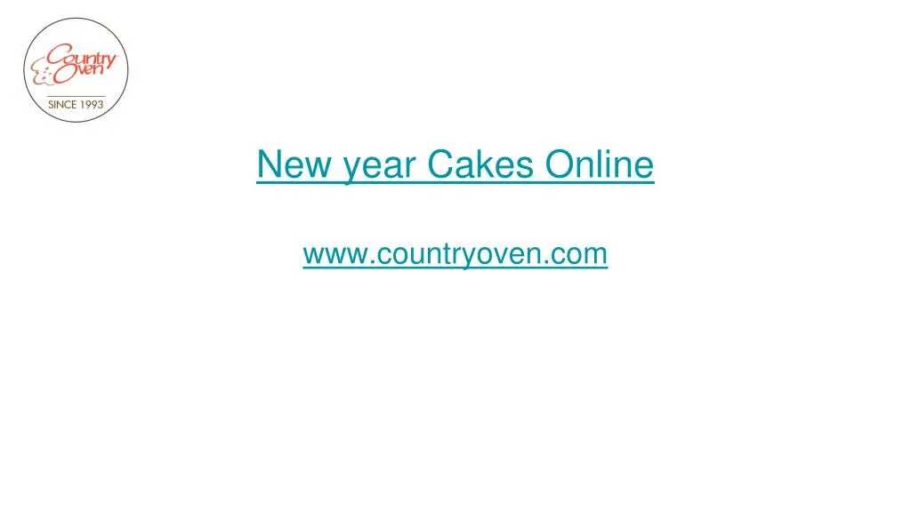 new year cakes online