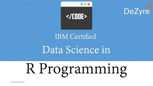 IBM Certified Data Science in R Programming Course