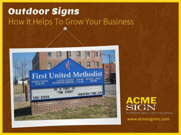 Benefits of Choosing Outdoor Signs for Your Business