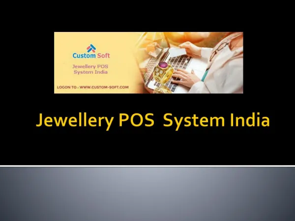 Jewellery POS System India