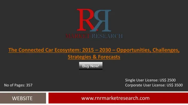 Overview on Connected Car Market and Growth Report 2015 – 2030