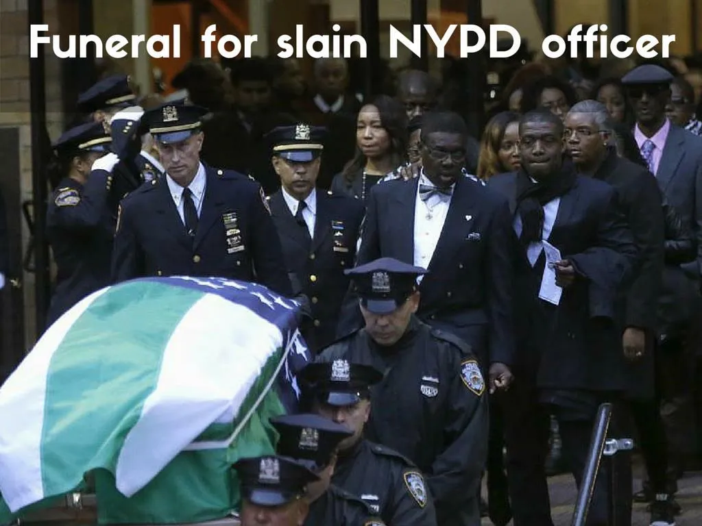 funeral for slain nypd officer