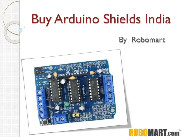 Buy Arduino Shields India by Robomart