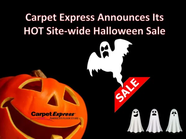 Carpet Express Announces Its HOT Site-Wide Halloween Sale