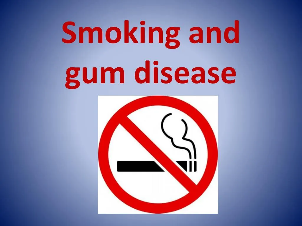 smoking and gum disease