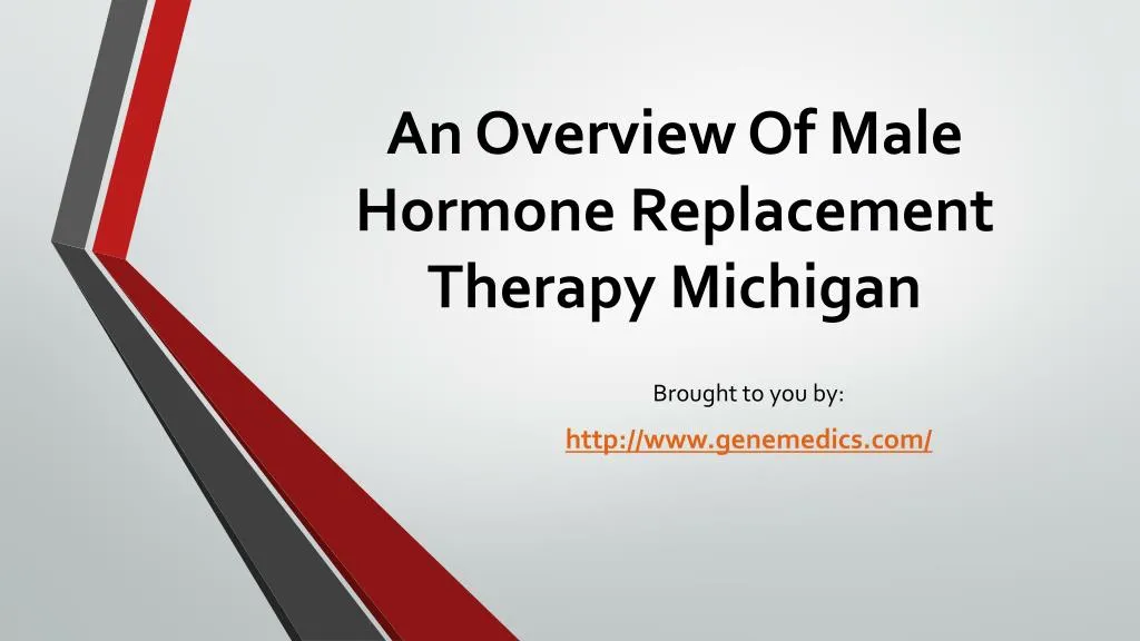 an overview of male hormone replacement therapy michigan