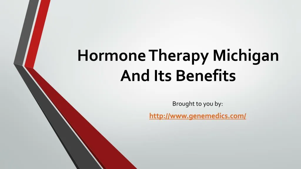 hormone therapy michigan and its benefits
