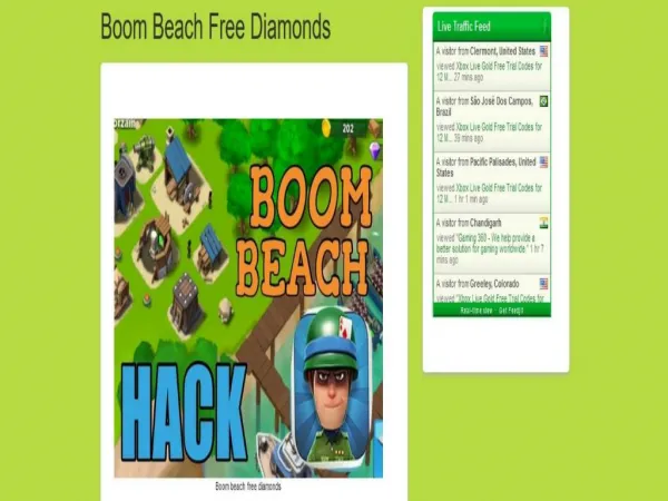 2015 Boom Beach Hack Unlimited Diamonds