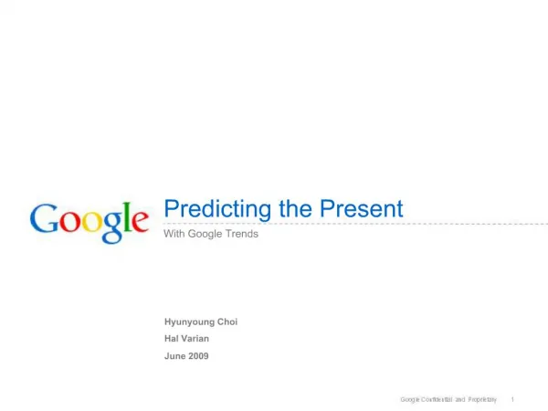 Predicting the Present