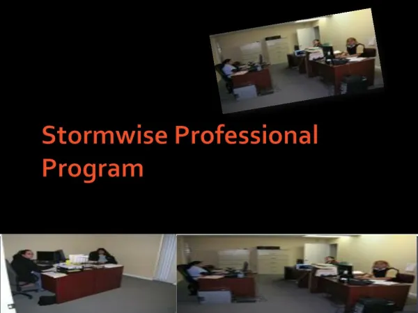 Stormwise Professional Program