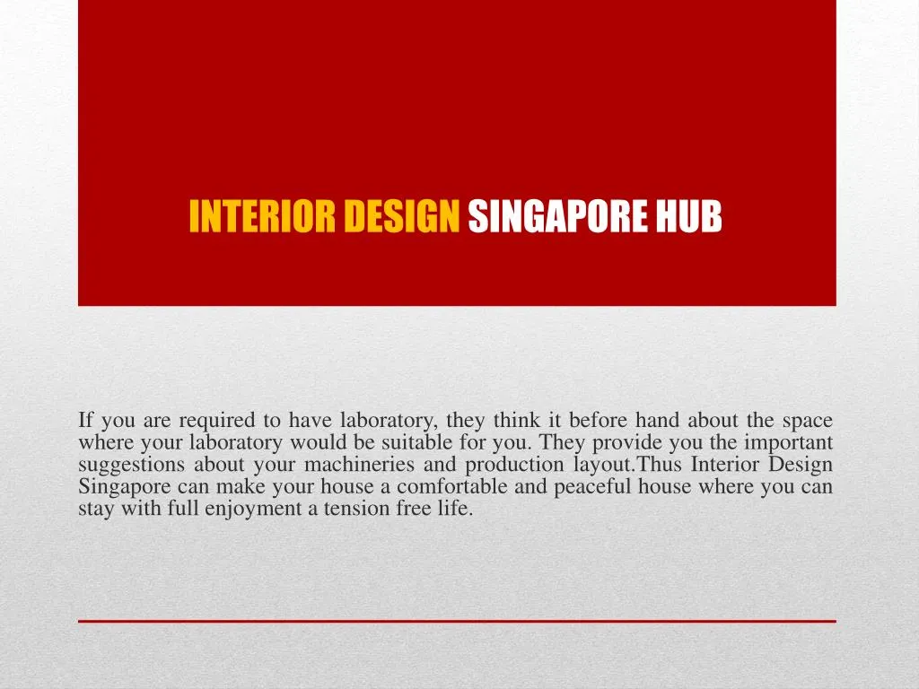 interior design singapore hub