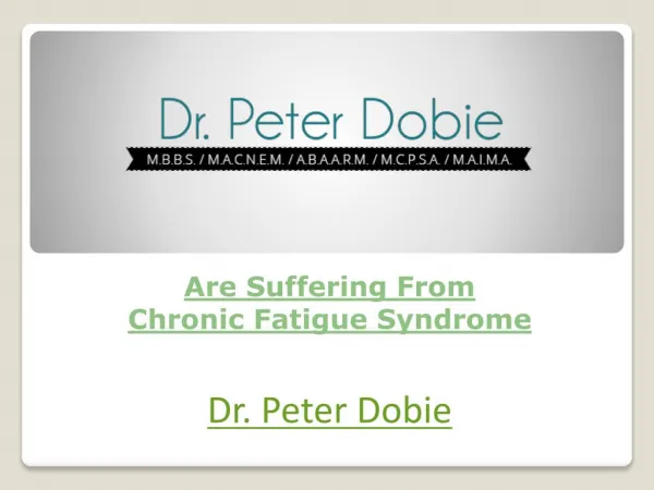 Always Feel Tired? Find Out If You Are Suffering From Chronic Fatigue Syndrome