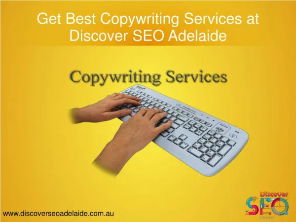 Get Best Copywriting Services at Discover SEO Adelaide