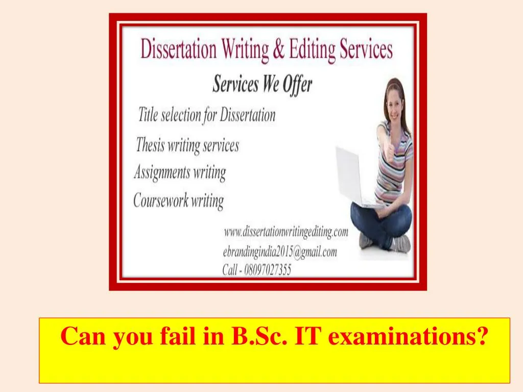can you fail in b sc it examinations