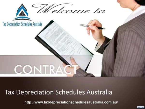 Tax Depreciation schedules Australia for Depreciation Specialists.