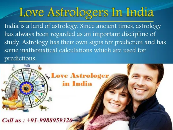 Love astrologer in India
