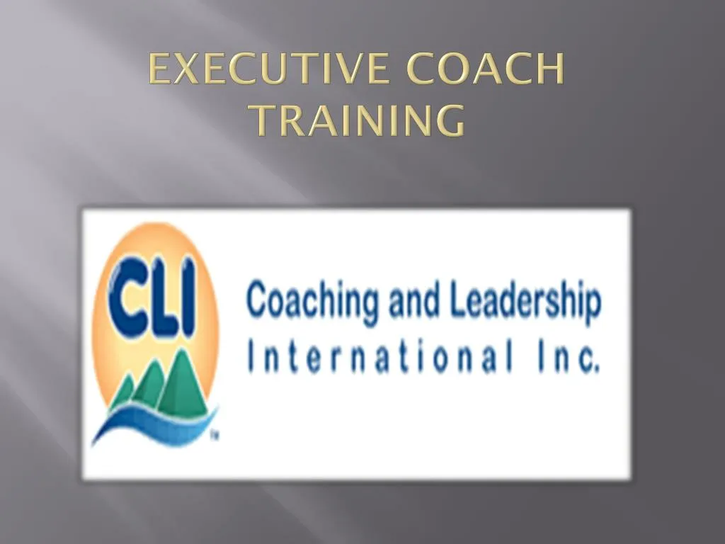 executive coach training