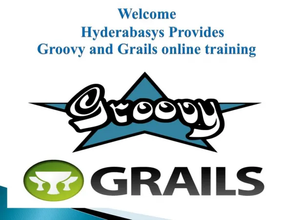 Groovy and Grails online training in UK