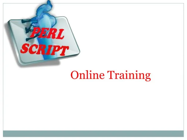 The Best Perl Scripting Online Training With Certification