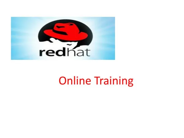 The Best Red Hat Linux Online Training With Certification
