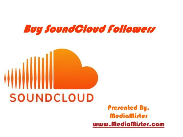 Buy SoundCloud Followers