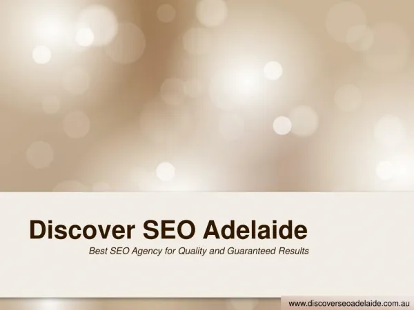 Quality SEO Services by Discover SEO Adelaide