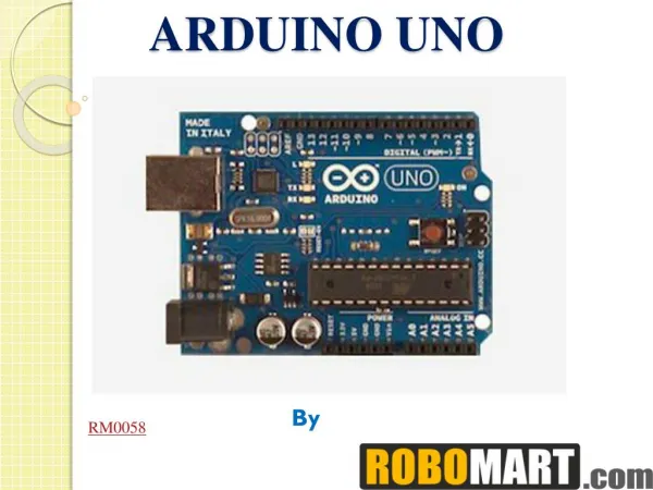 Arduino UNO India Price by Robomart India