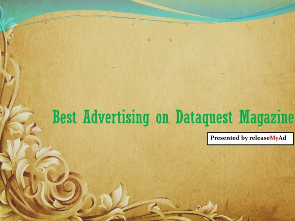 Advertising analysis on DataQuest Magazine