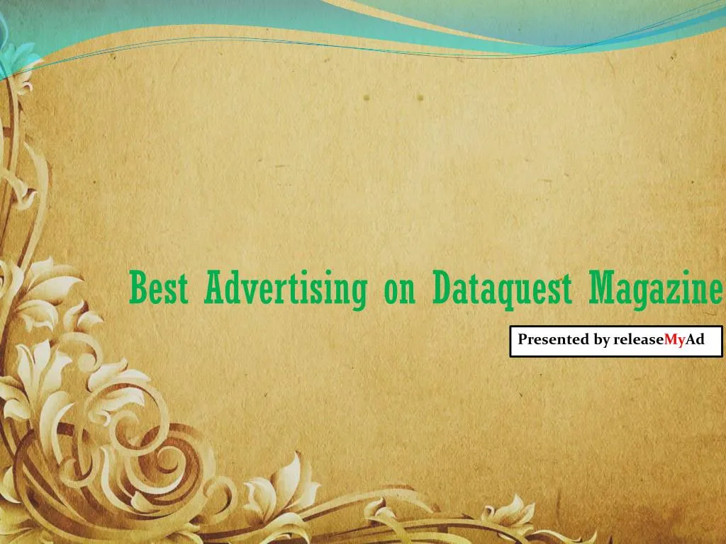 best advertising on dataquest magazine