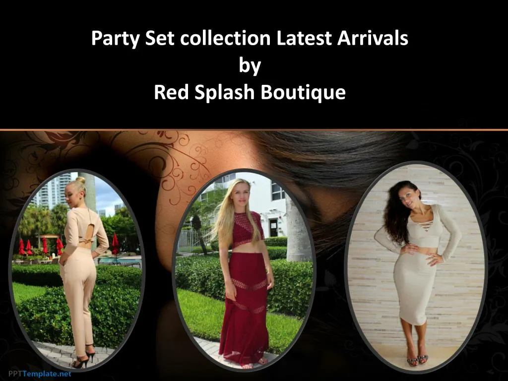 party set collection latest arrivals by red splash boutique