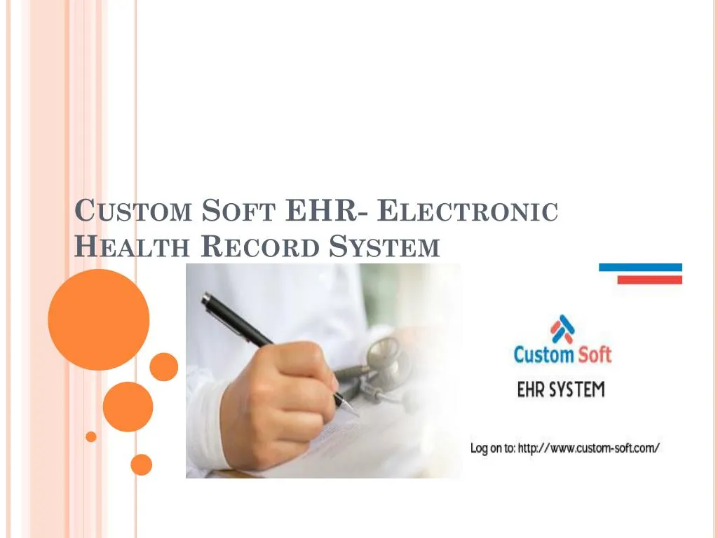 custom soft ehr electronic health record system