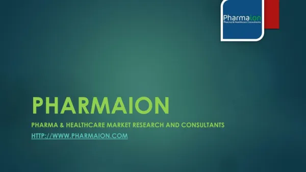 Pharma & Healthcare Market Research Report