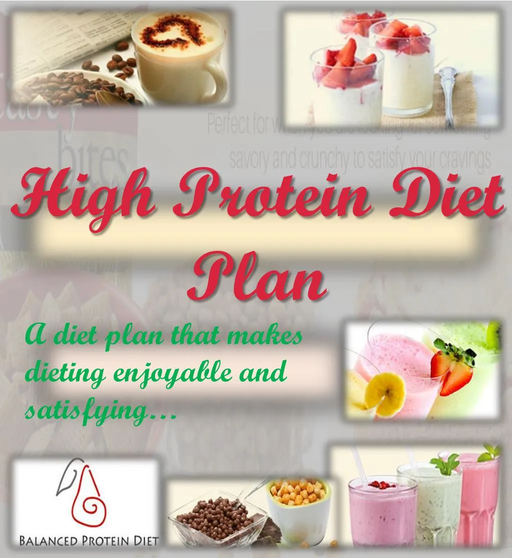 high protein diet plan