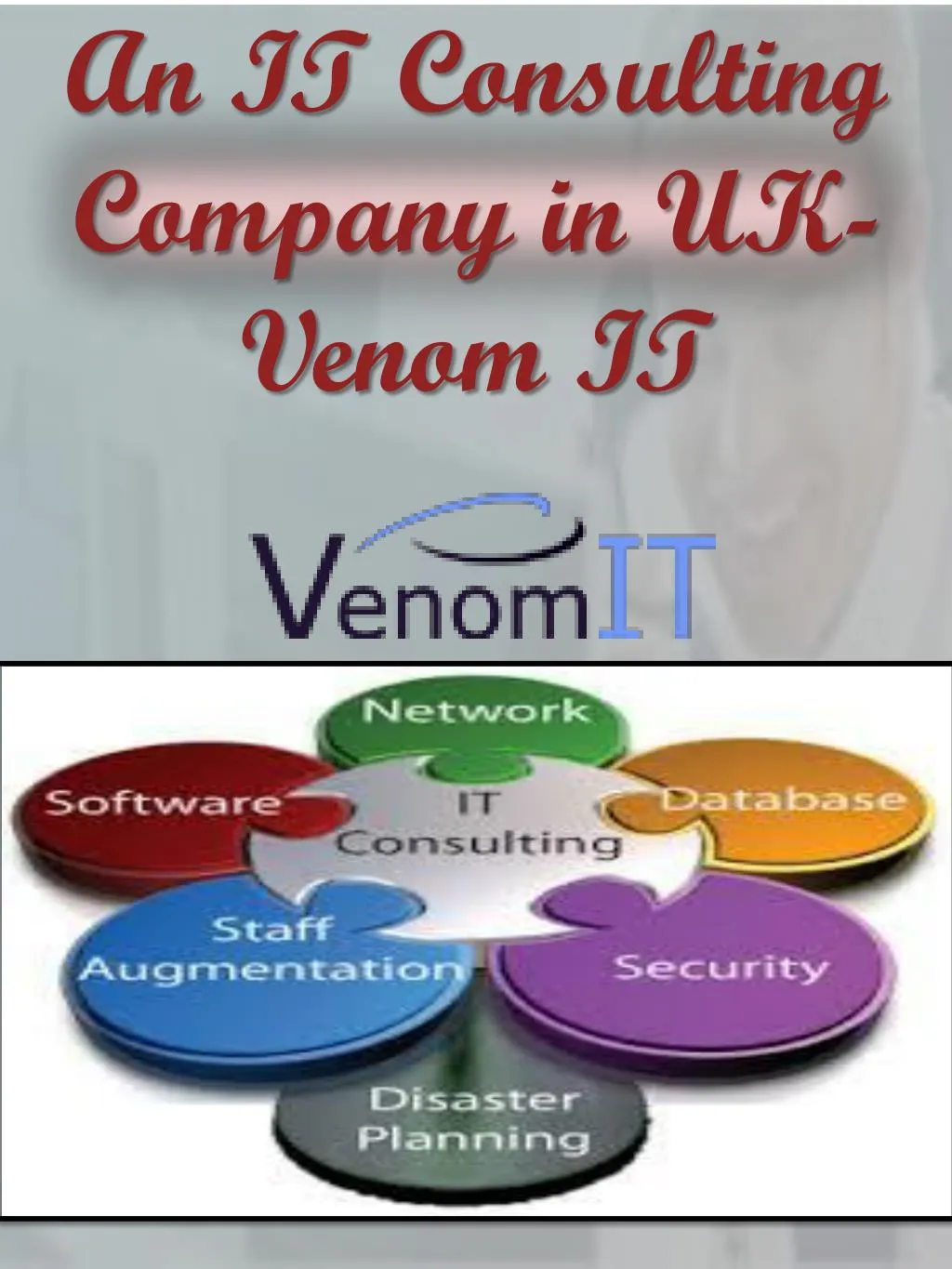 an it consulting company in uk venom it