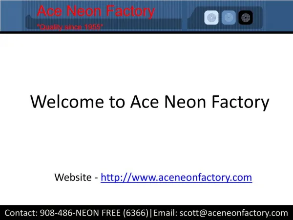 Custom neon signs aceneon factory.com