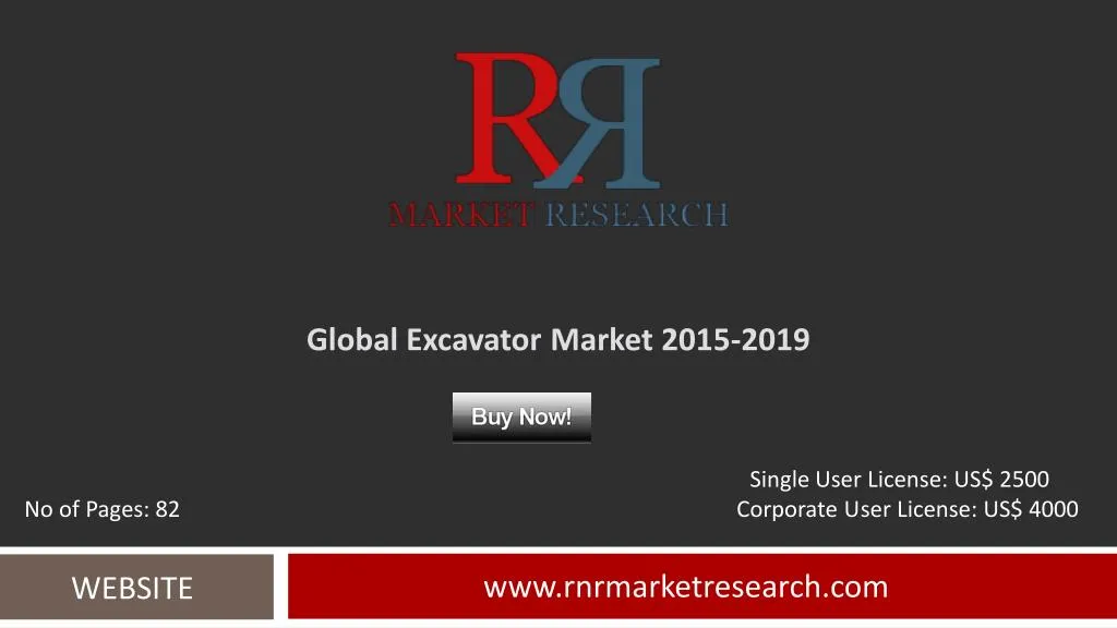 global excavator market 2015 2019
