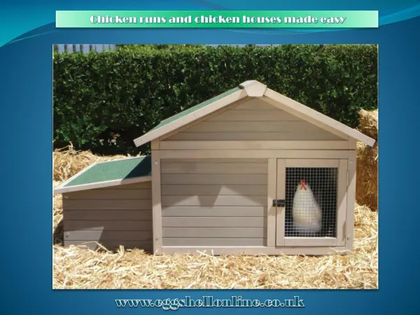 Chicken runs and chicken houses made easy
