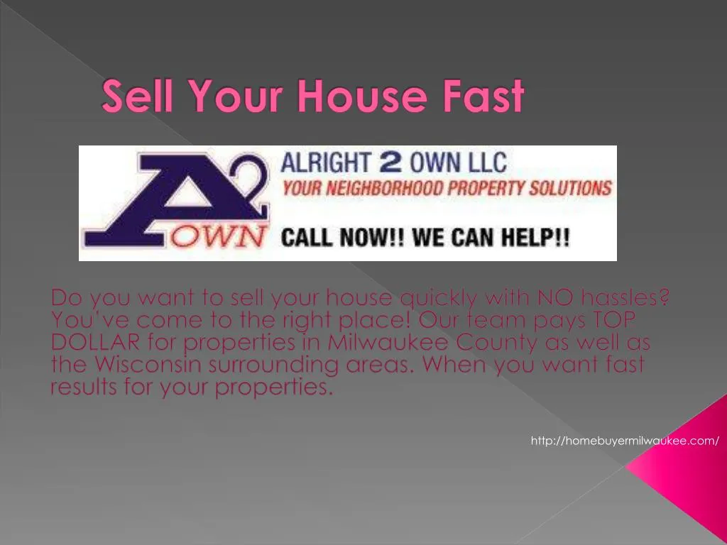 sell your house fast